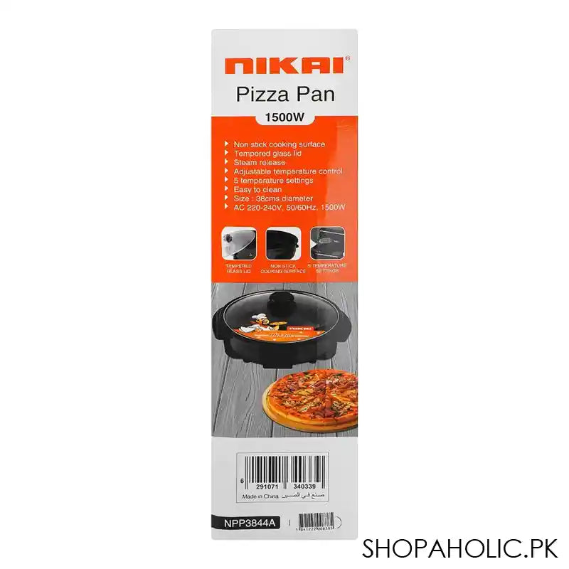 Nikai Pizza Pan, 1500W, NPP-3844A - Image 5