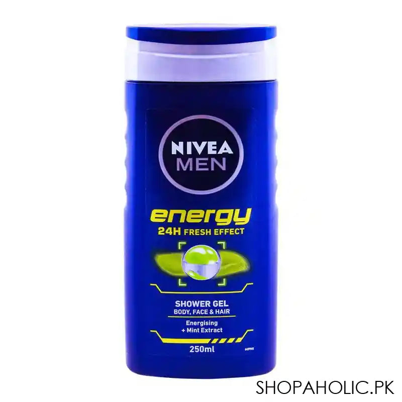 Nivea Men Energy 24H Fresh Effect Shower Gel 250ml - Main Image