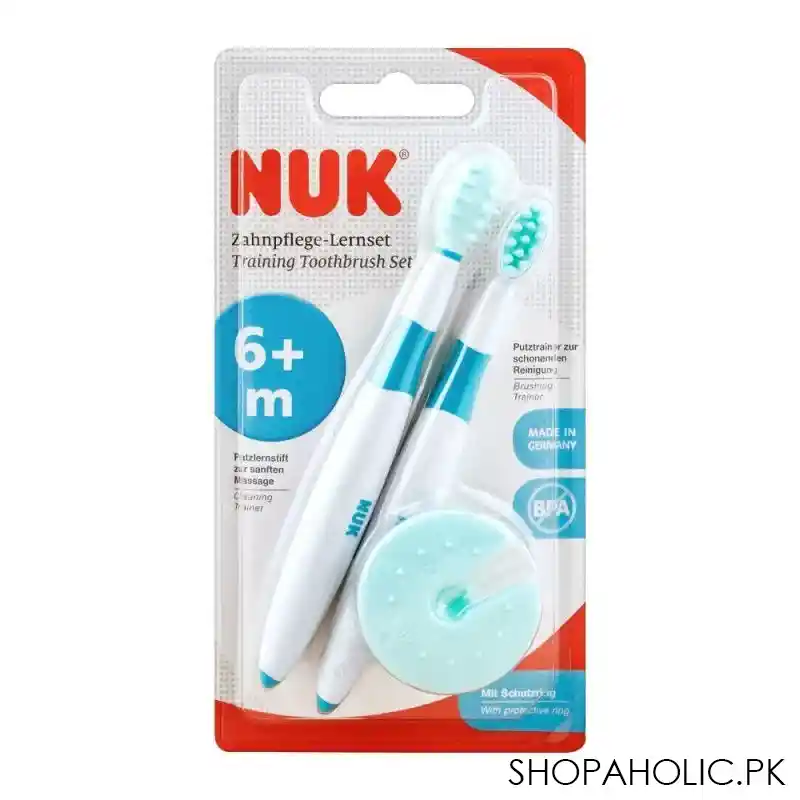 nuk training toothbrush set, 6m+ 10256205 image2