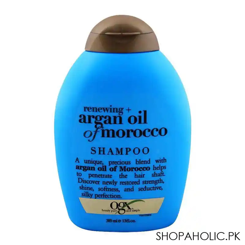 OGX Renewing + Argan Oil of Morocco Shampoo, Sulfate Free, 385ml - Main Image