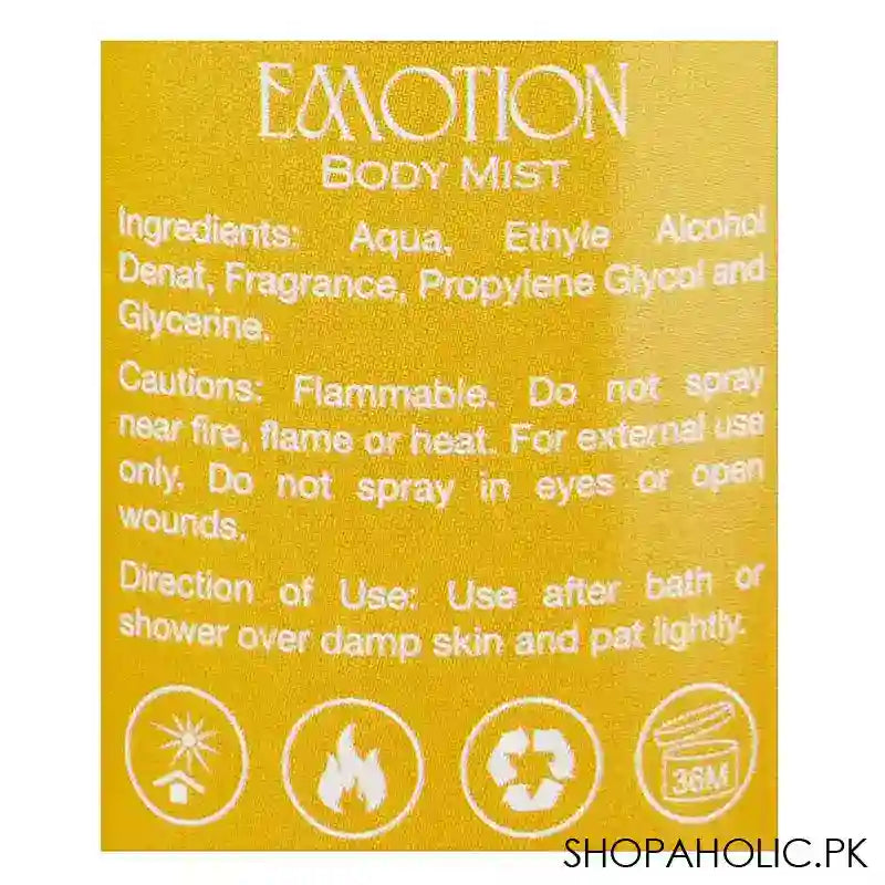 Opio Emotion Body Mist, For Women's, 250ml - Image 3