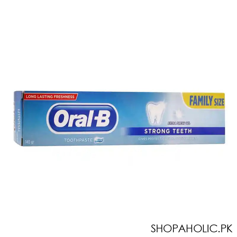 Oral-B Strong Teeth Extra Fresh Gel Toothpaste, 140g - Main Image