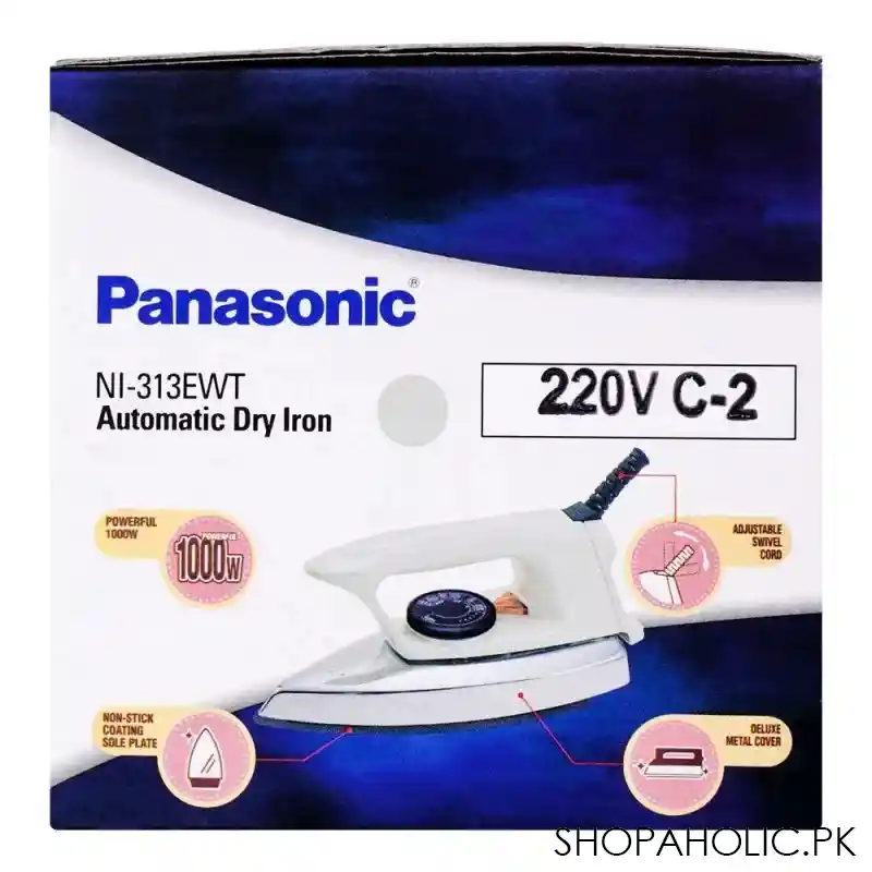 panasonic automatic dry iron, 1000w, ni 313 image3