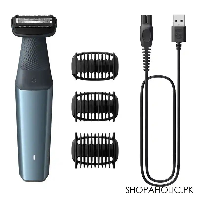 Philips 3000 Series Body groom Shaver, 3-7mm Combs, 60 Min Run Time In 1 Hour Charge, BG3027/03 - Main Image