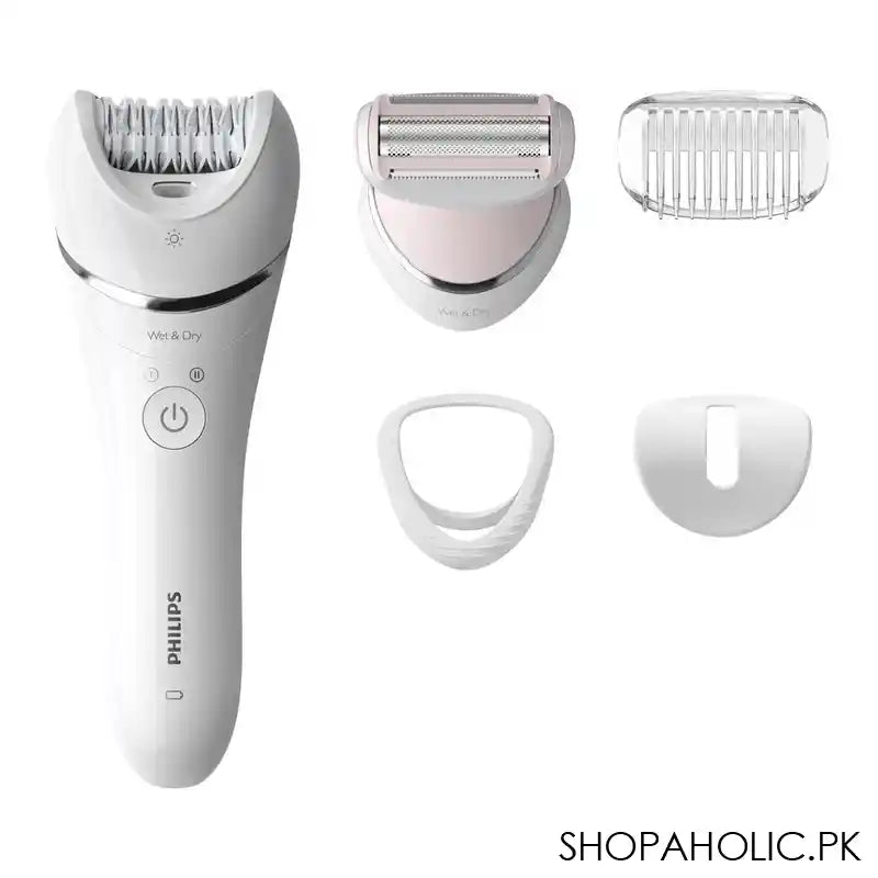 Philips 8000 Series Wet & Dry Cordless Epilator With Shaving Head, +5 Accessories, BRE710/01 - Image 8