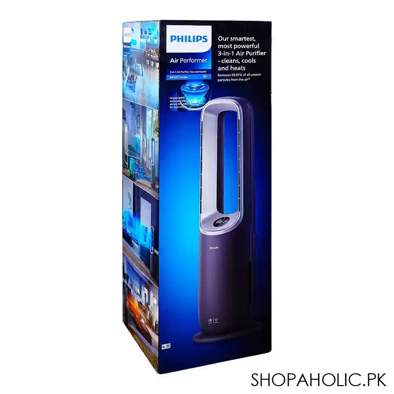 Philips 8000I Series Air Performer 3in1, Purifier, Fan & Heater, HEPA, AMF870/35 - Image 4