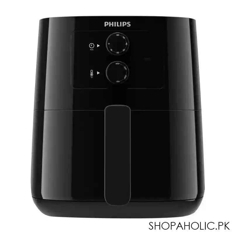 philips essential air fryer, black, 4.1 liter, 1400w, hd 9200/90 main image