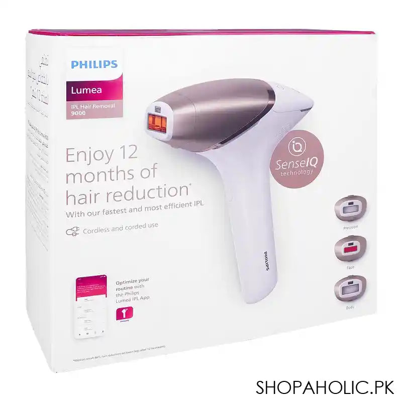 Philips Lumea IPL Hair Removal Device With SenseIQ - BRI955/60 With Free Facial Hair Remover - BRR-454/00 - Image 5