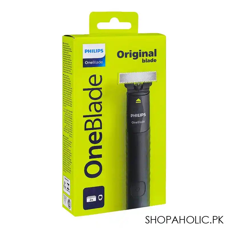 Philips One Blade Face Trimmer With 1 and 3 mm 2 Click On Stubble Combs, QP1424/10 - Image 4