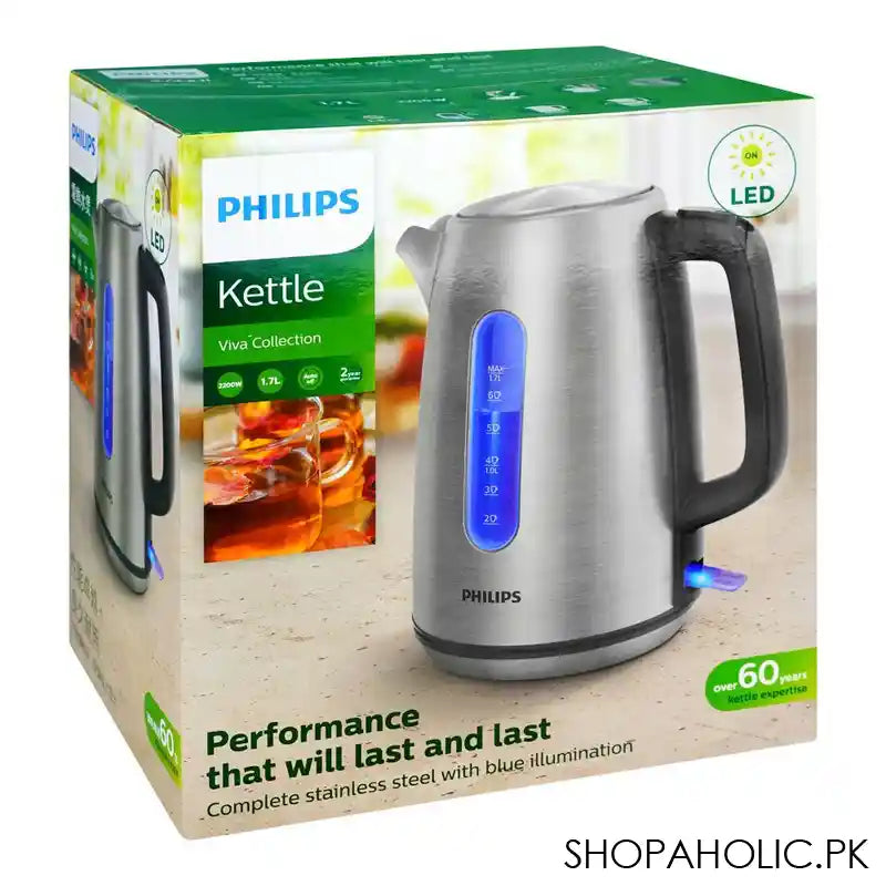 Philips Viva Collection Kettle, 2200W, 1.7L, Auto Off, HD-9357/12 - Image 2