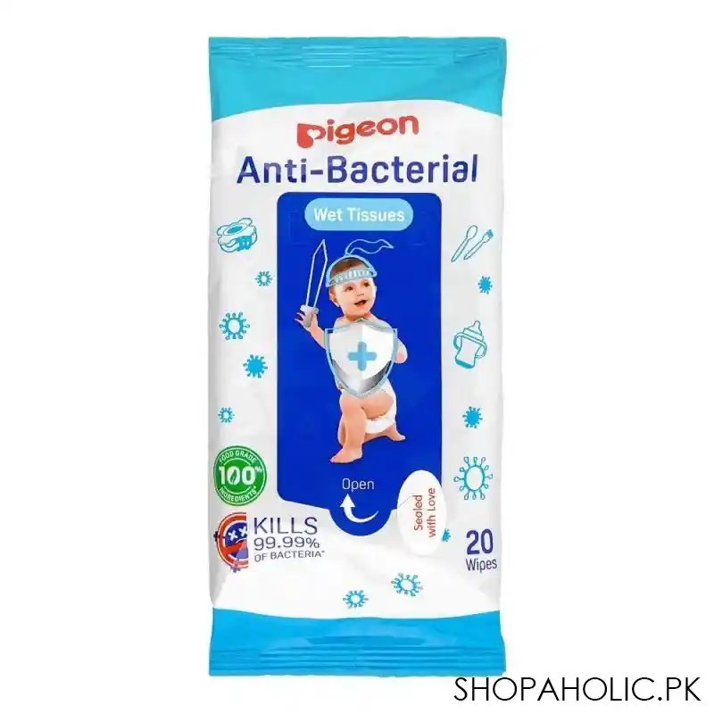 pigeon anti bacterial wet tissues 20 pack, p26350 main image