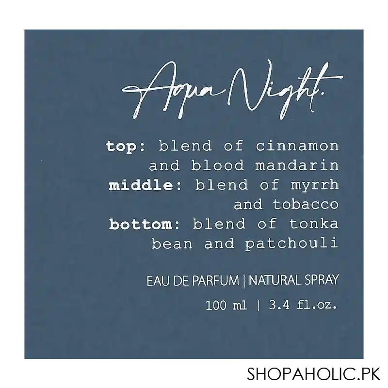 Potion Aqua Night Eau De Parfum, For Women, 100ml - Image 2