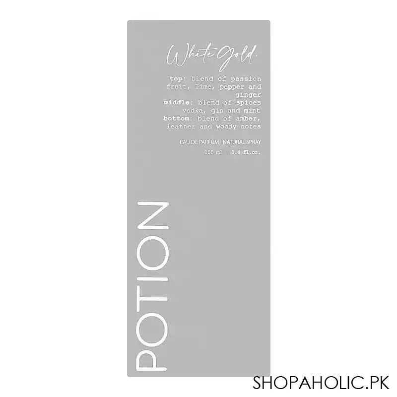 Potion White Gold Eau De Parfum, For Women, 100ml - Main Image