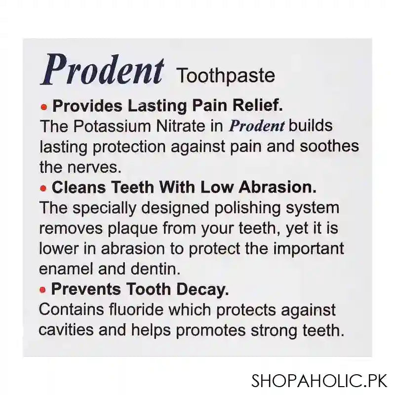 Prodent Dental Protection Toothpaste, 100g - Image 3