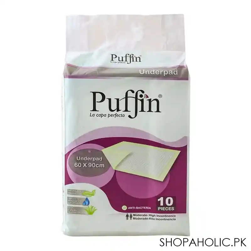 puffin underpad, 60x90cm, 10 pack main image