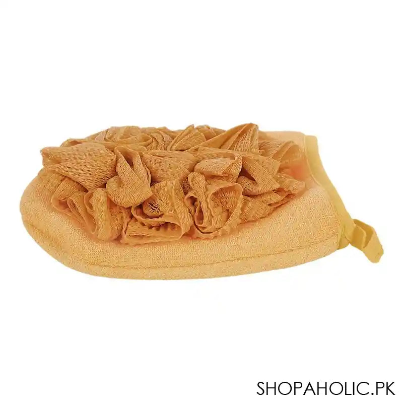 Qingzhi Loofah Glove, Yellow, 1-Piece, 34539-3 - Main Image