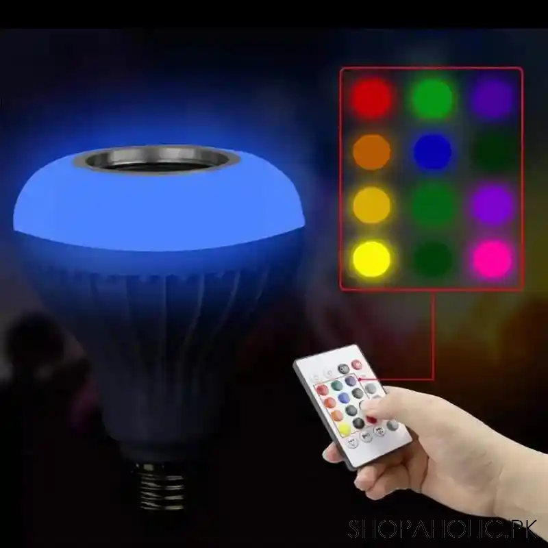 remote control colourful music bulb image2