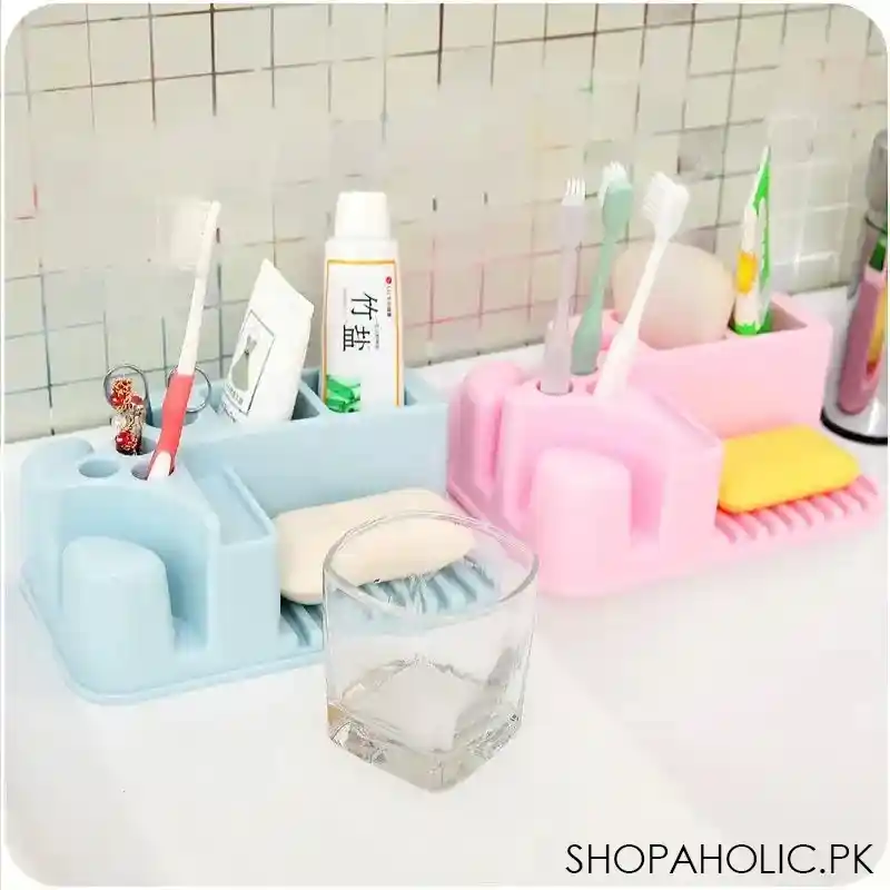 rinsing toothbrush soap holder image3