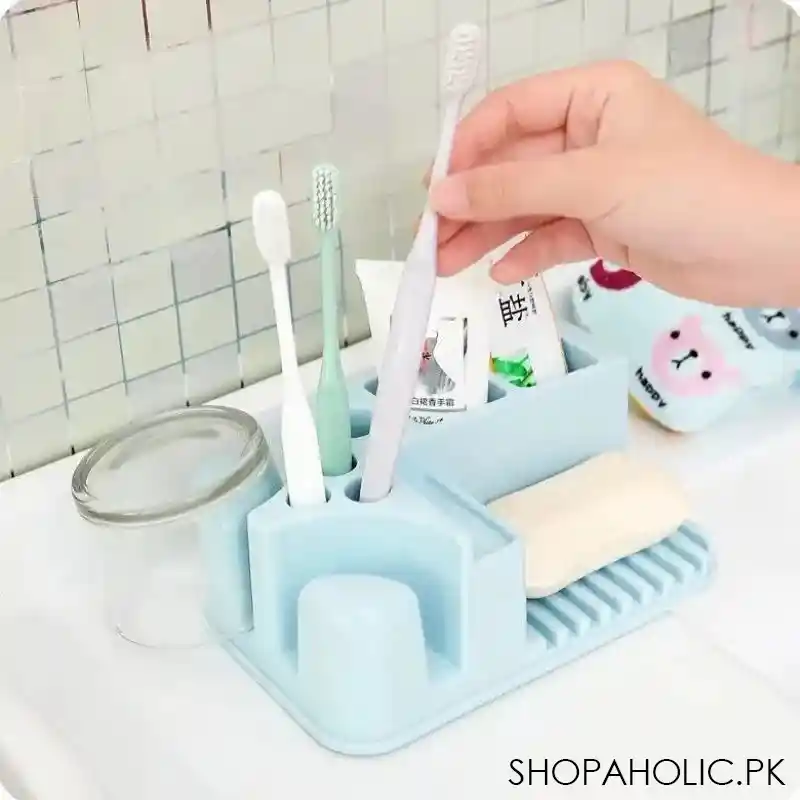 rinsing toothbrush soap holder main image