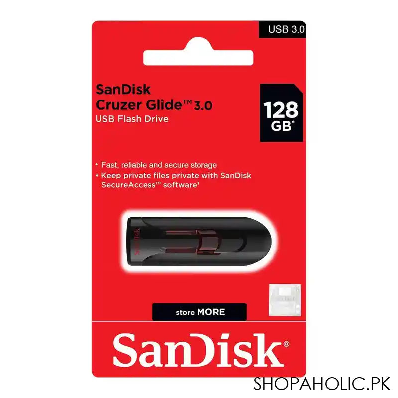 Sandisk Cruzer Glide 128GB USB Flash Drive 3.0 - Image 2