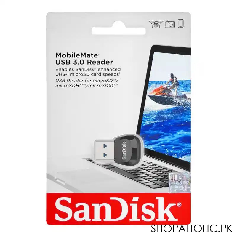 Sandisk Mobile Mate USB 3.0 Reader, SDDR-B531-GN6NN - Image 3