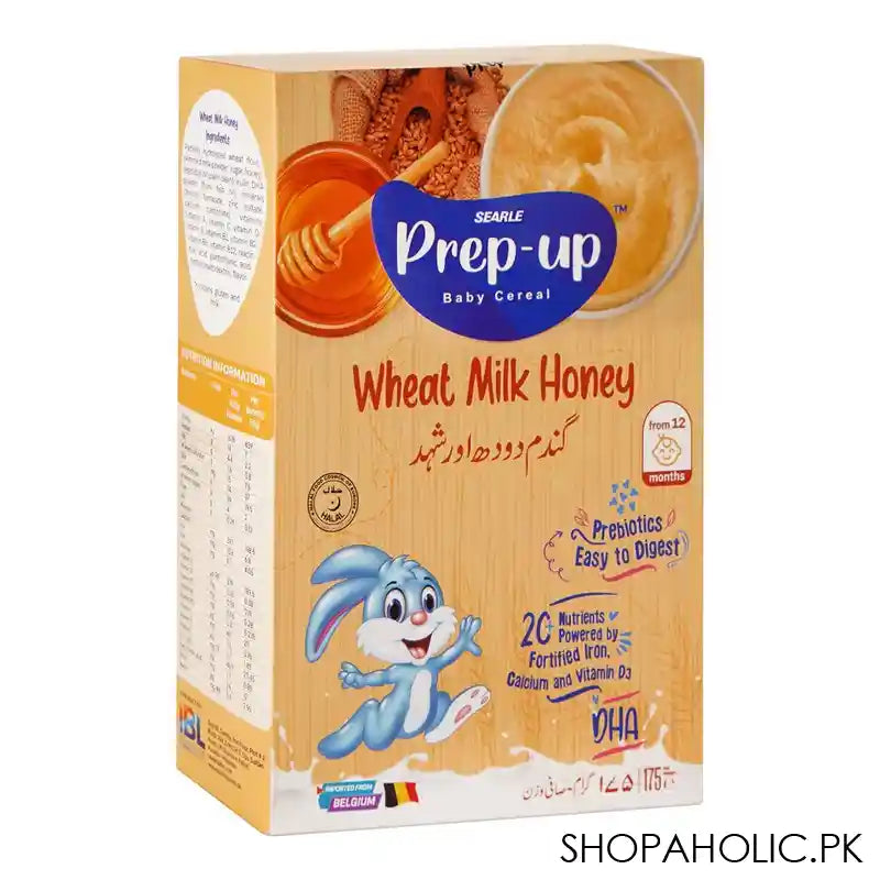 Searle Prep-Up Baby Cereal Wheat Milk & Honey 175gm - Main Image