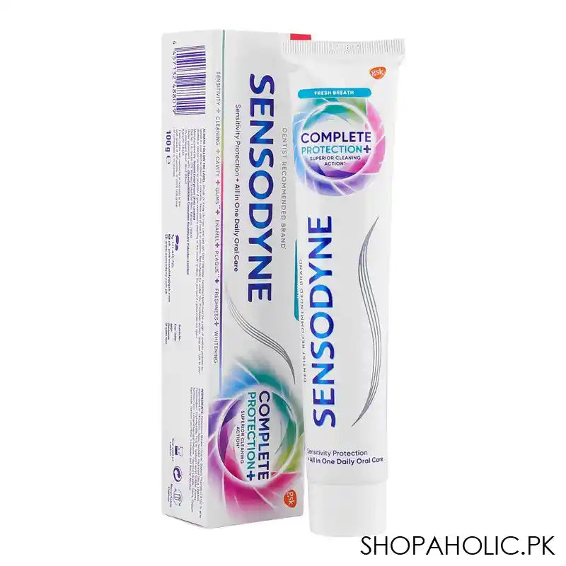 Sensodyne Complete Protection+ Fresh Breath, Superior Cleaning Action Toothpaste, 100g - Main Image