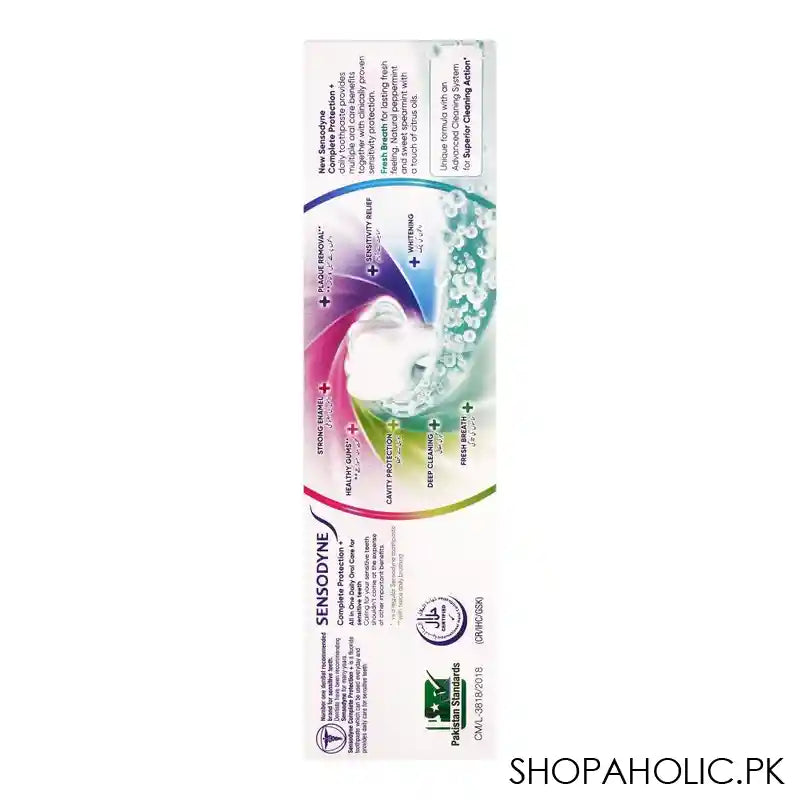 Sensodyne Complete Protection+ Fresh Breath Toothpaste, 70g - Image 3