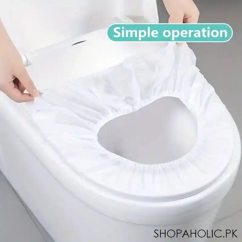 set of 10 disposable toilet seat cover image2