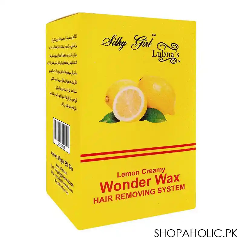 Silky Girl Lemon Creamy Hair Removing Wax, 250g - Main Image