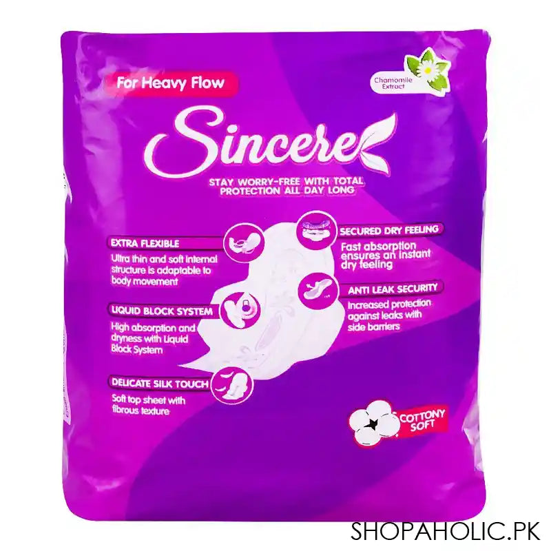 Sincere Ultra Thin Long Sanitary Napkins, 8-Pack - Image 3