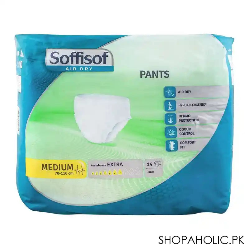 Soffisof Adult Pull Up Pants, Extra/No. 7, Small, 70-110cm/27-43 Inches, 14-Pack - Main Image