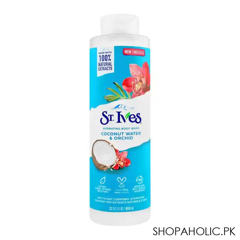 St. Ives Coconut Water & Orchid Hydrating Body Wash, 650ml - Main Image