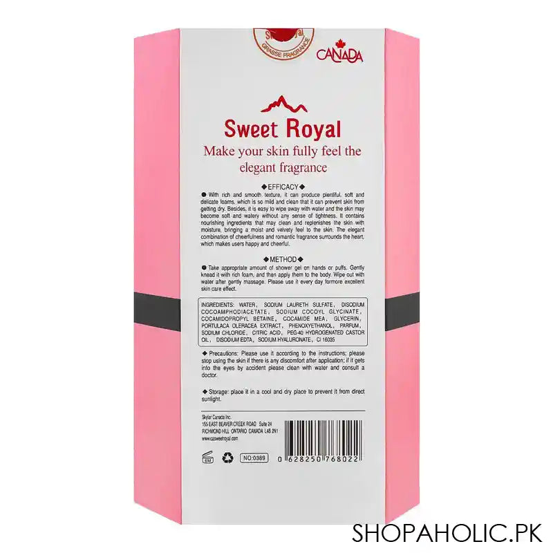 Sweet Royal Canada Belle Moistening Shower Gel, 1.08 Litre - Image 2