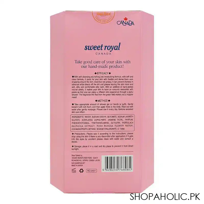 Sweet Royal Canada Nourishing And Moisturizing Shower Gel, 1.08 Liter - Image 2