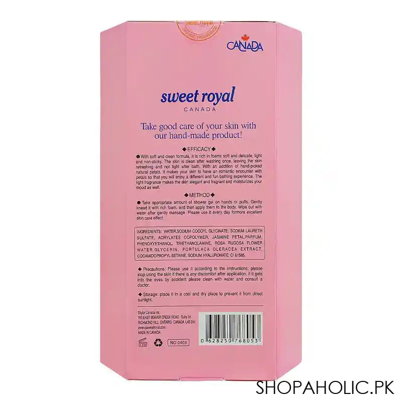 Sweet Royal Canada Refreshing And Brightening Shower Gel, 1.08 Liter - Image 3