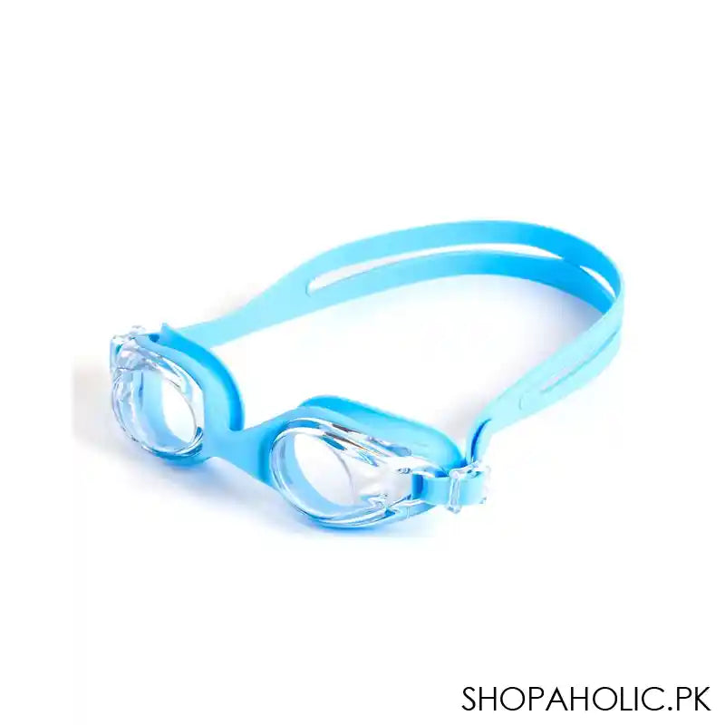 Swimming Goggles For Kids 3-9 Years, Anti Fog, Bendable Design, Light Blue, 330AF - Image 2