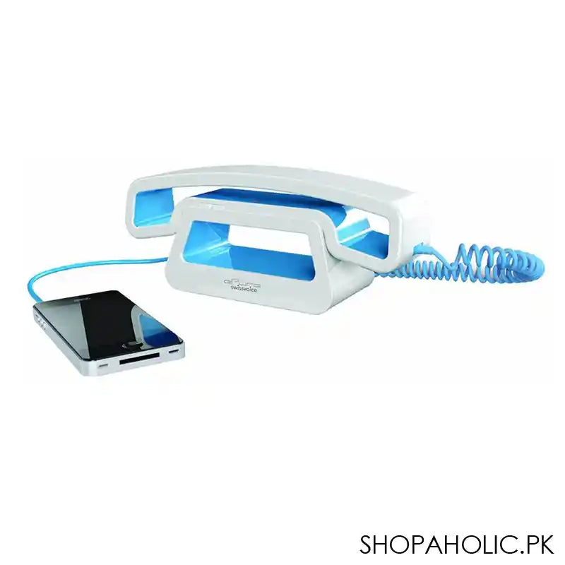 SwissVoice ePure Mobile Corded Handset, Blue, CH01 - Main Image