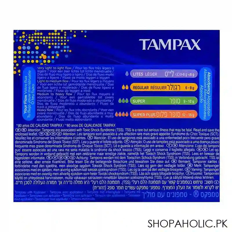 Tampax Regular Tampons 20-Pack - Image 2