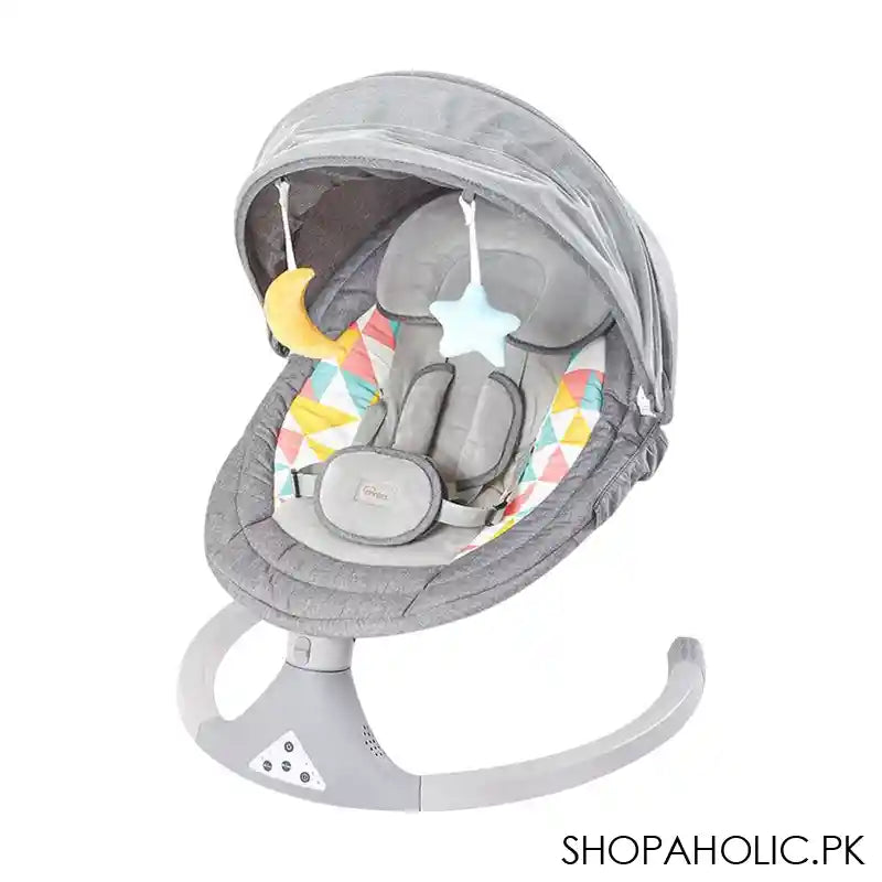 Tinnies Baby Bath Swing, Grey, 28x22 Inches, T523 - Main Image