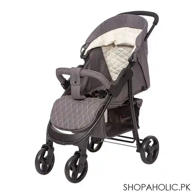 tinnies baby stroller, grey e 03 main image