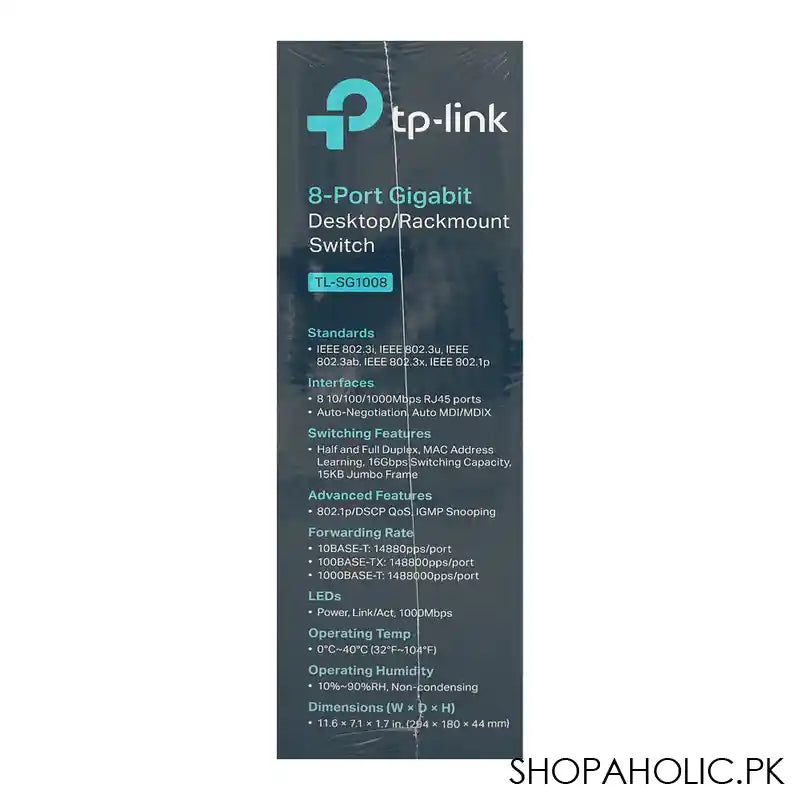 TP-LINK 8-Port Gigabit Desktop Switch, TL-SG1008D - Image 5