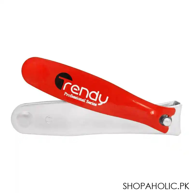 Trendy Nail Clippers, Red, TD-113 - Main Image