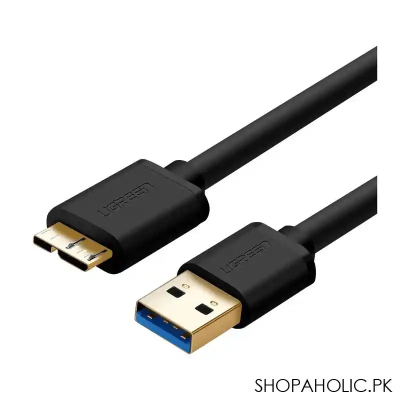 UGreen USB 3.0 A Male To Micro USB 3.0 Male Cable, 1m, Black, 10841 - Main Image