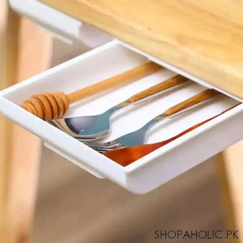 under desk drawer storage box image2