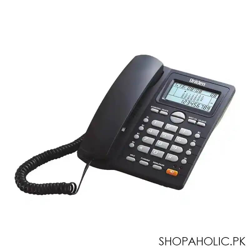 uniden basic series caller id speakerphone, black, as7412 main image