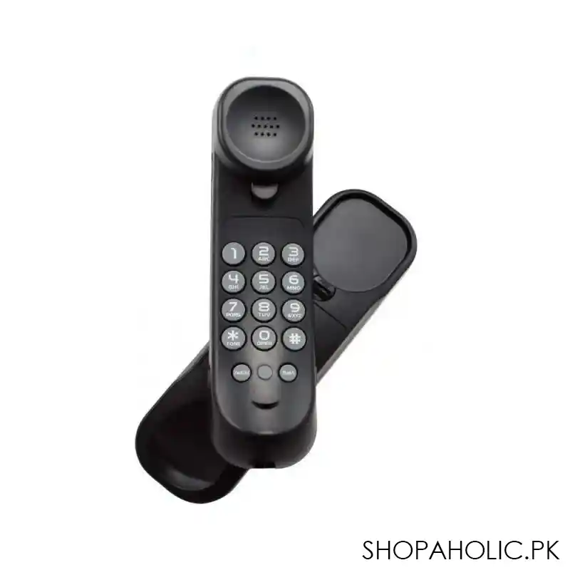 uniden trimline corded phone, black, as7101 main image