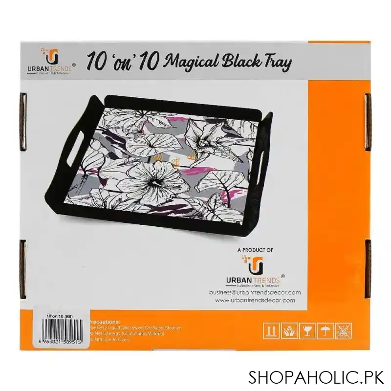 urban trends 10 on 10 tray magical, black, b5 image4