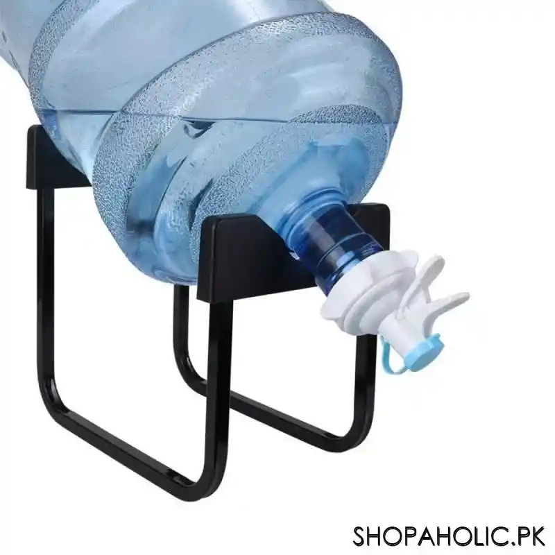 water bottle rack with water tap main image