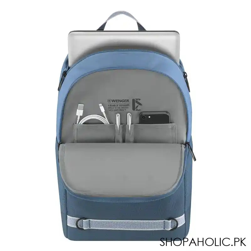 Wenger 15.6" Tyon Laptop Backpack, Blue, 653183 - Main Image